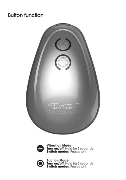 Twitch Hands Free Suction & Vibration Toy (Various Colors)