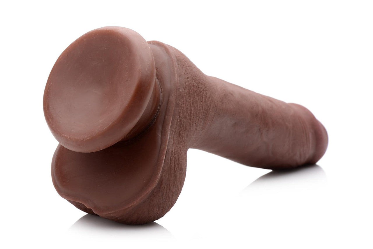 USA Cocks Dual Density 7" Ameriskin Dildo-Dark
