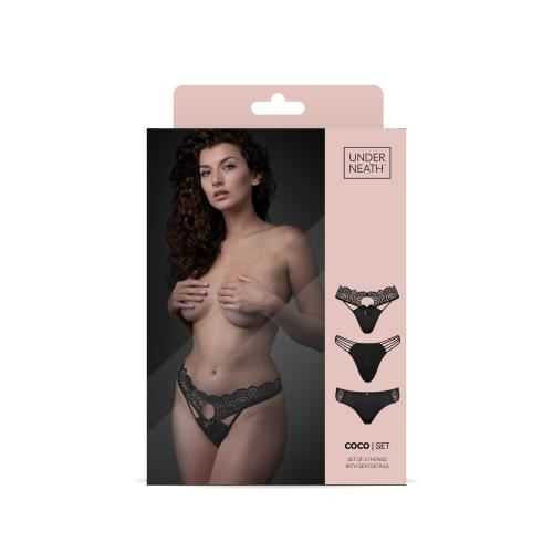 Underneath - Coco Thong Set of 3 Underneath