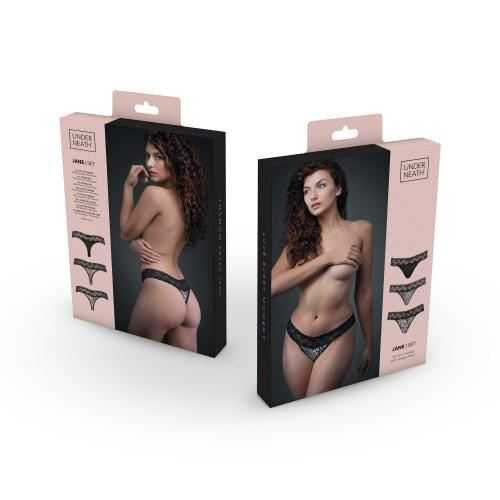 Underneath - Jane Thong Set of 3 Underneath