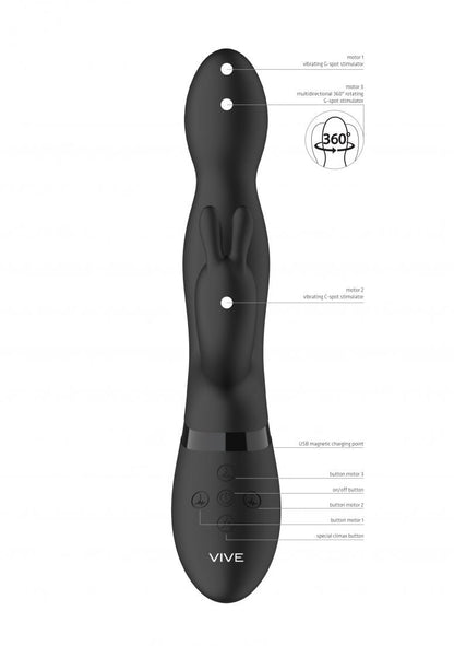 VIVE Niva 360degrees Rabbit Black VIVE