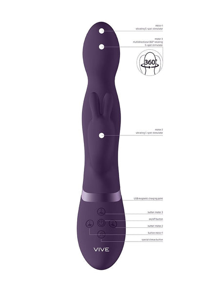 VIVE Niva 360degrees Rabbit Purple VIVE