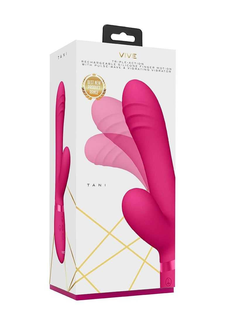 VIVE Tani Finger Motion with PulseWave Vibrator Pink VIVE