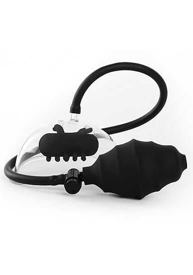 Vibrating Pussy Pump - Black SHOTS