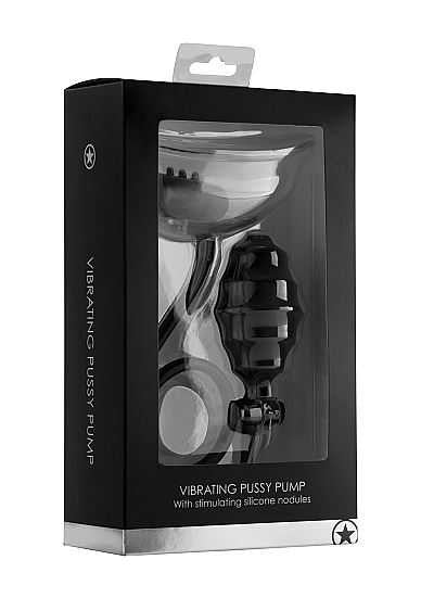 Vibrating Pussy Pump - Black SHOTS