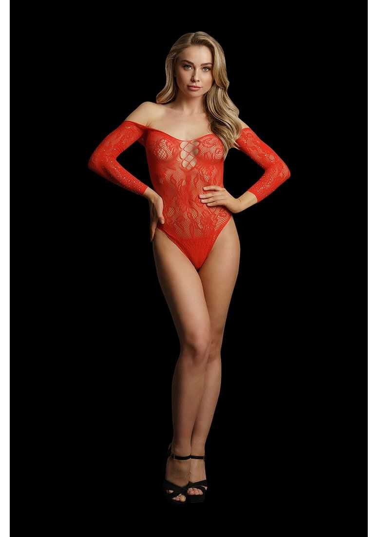 Wonder Rhinestone Bodysuit One Size le desir