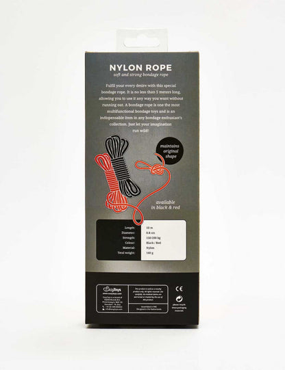 Easytoys Fetish Collection Black Bondage Rope - 10m
