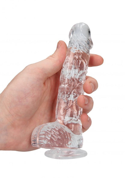 Realistic Dildo with Balls - 6"/ 15 cm