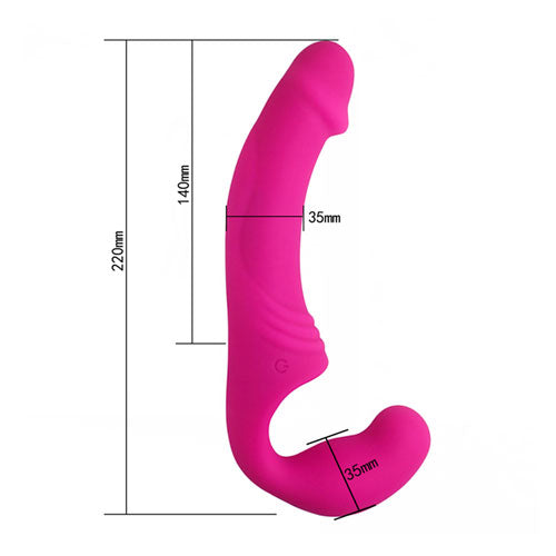 Double Rider Strapless Strap-On Vibrator