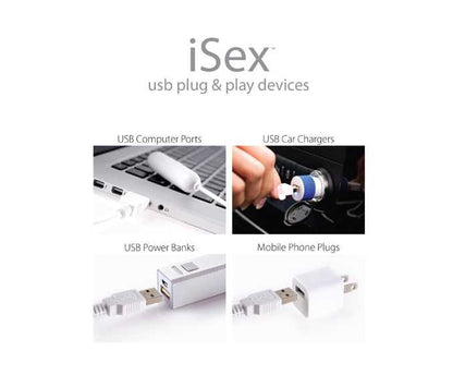 isex Range PD1055-19 White USB Kegel Balls Isex toys