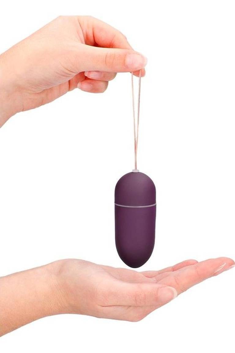 Shot Toys 10 Speed Big Remote Vibrating Egg (Purple)