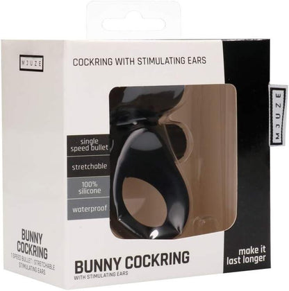 Mjuze Bunny Cockring - Black