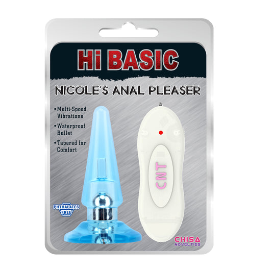 Hi Basic Nicole's Anal Pleaser-Pink or Blue