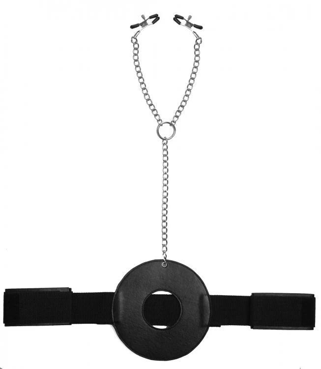 Master Series Detained Restraint System With Nipple Clamps